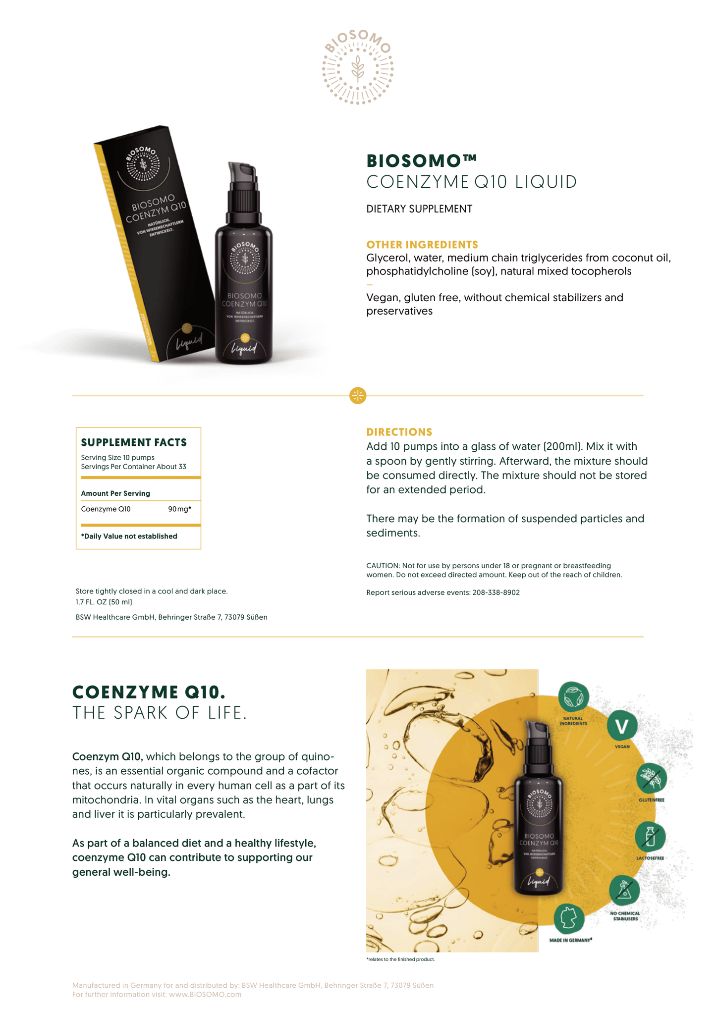 Biosomo Coenzyme Q10