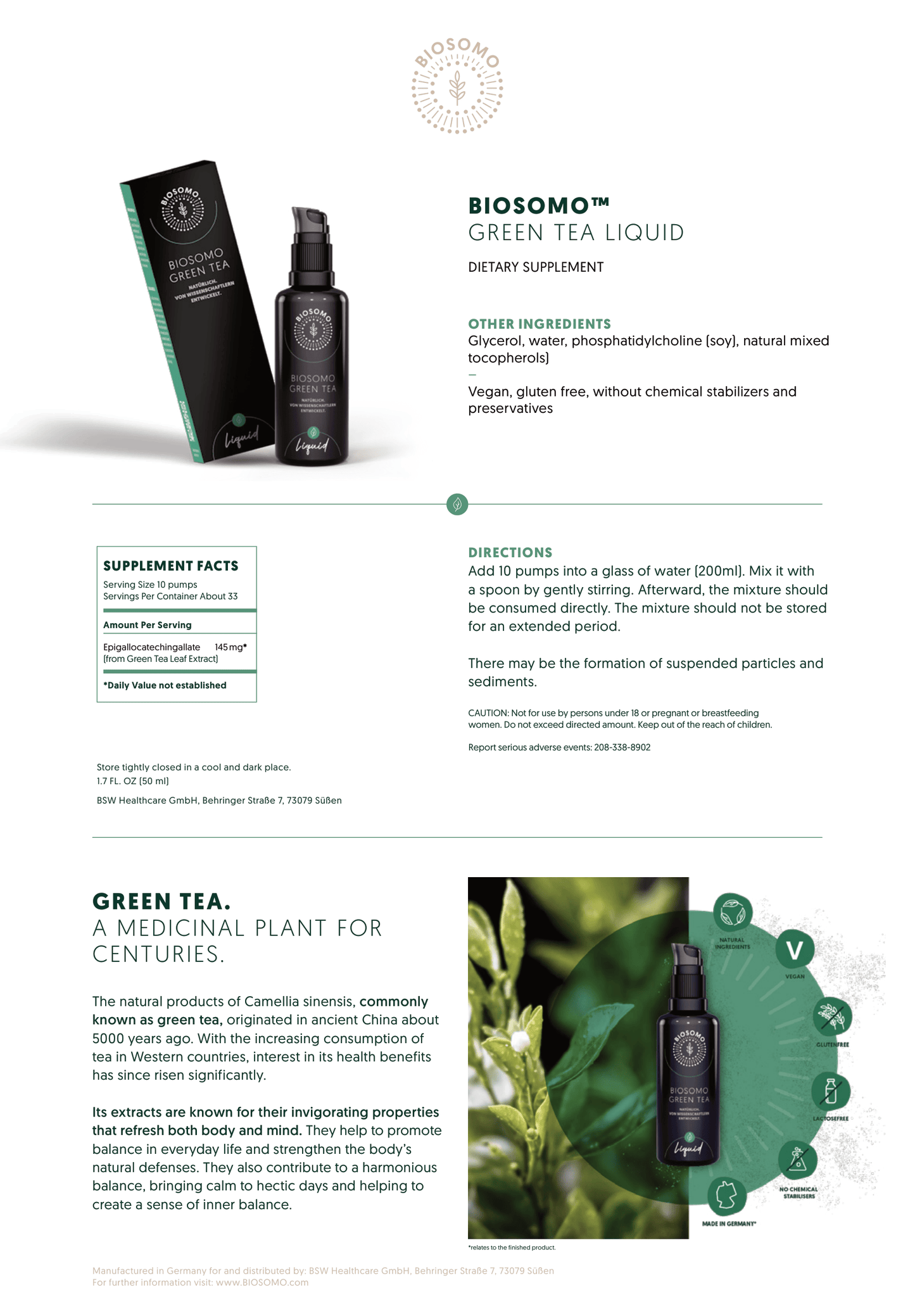 Biosomo Green Tea